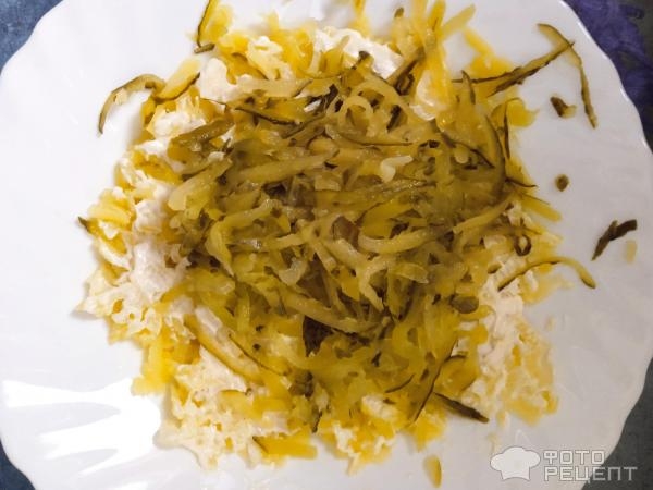 Рецепт: Салат "Ваня Кучерявый" - Со шпротами