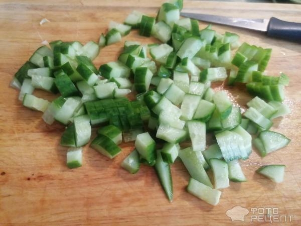 Рецепт: Салат Витаминный по- простому - с красной натуральной фасолью