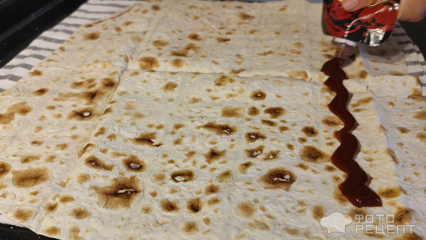 Рецепт: Шаурма с кабачком и курицей гриль - Так кабачки Вы еще точно не готовили!))))