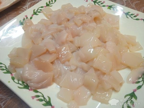 Рецепт: Щи дальневосточные - с кальмарами и копченостями Рецепт: Щи дальневосточные - с кальмарами и копченостями