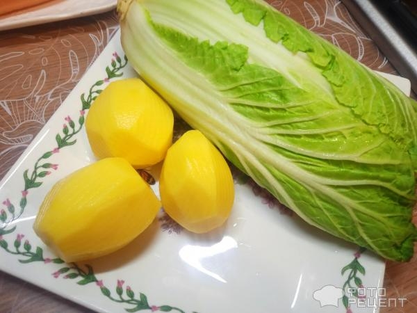 Рецепт: Щи дальневосточные - с кальмарами и копченостями Рецепт: Щи дальневосточные - с кальмарами и копченостями