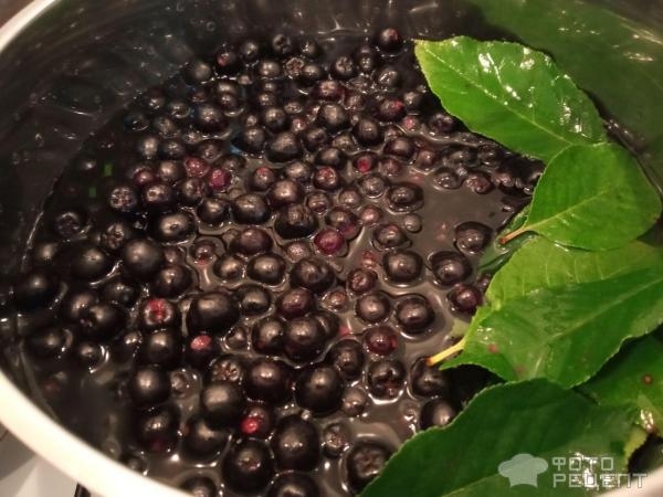 Рецепт: Сироп из черноплодной рябины - Витамины на зиму Рецепт: Сироп из черноплодной рябины - Витамины на зиму