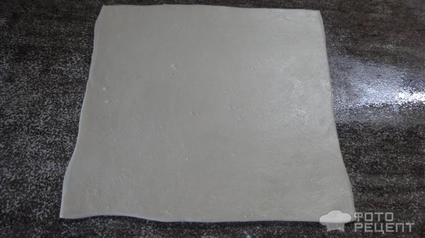 Рецепт: Слоеное печенье из готового теста - Очень быстрое , простое блюдо.