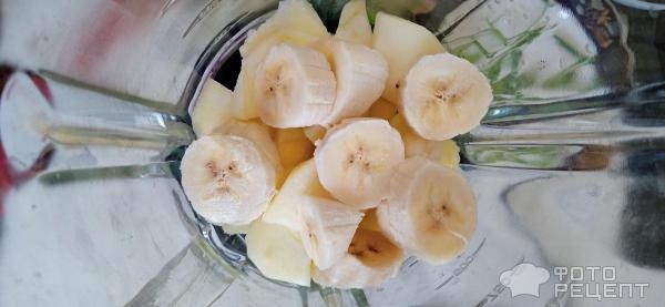 Рецепт: Смузи фруктовый - С микрозеленью зелёного горошка Рецепт: Смузи фруктовый - С микрозеленью зелёного горошка