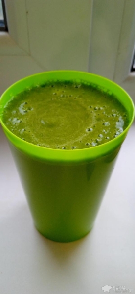 Рецепт: Смузи фруктовый - С микрозеленью зелёного горошка Рецепт: Смузи фруктовый - С микрозеленью зелёного горошка