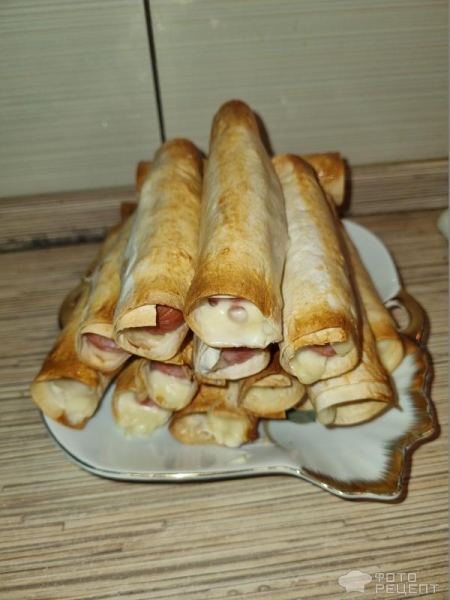 Рецепт: Сосиски в лаваше - Экспресс-рецепт сосисок в тесте. Моя палочка-выручалочка Рецепт: Сосиски в лаваше - Экспресс-рецепт сосисок в тесте. Моя палочка-выручалочка