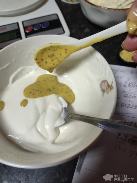 Рецепт: Соус для закусок из сметаны и горчицы - Специфический вкус Рецепт: Соус для закусок из сметаны и горчицы - Специфический вкус