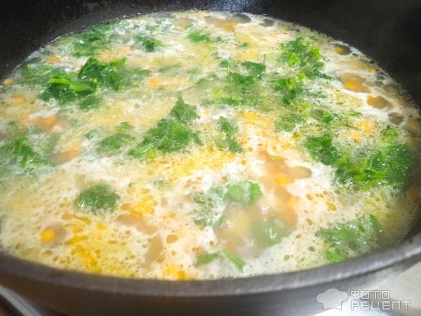 Рецепт: Суп из крапивы - с яйцом, на говяжьем бульоне