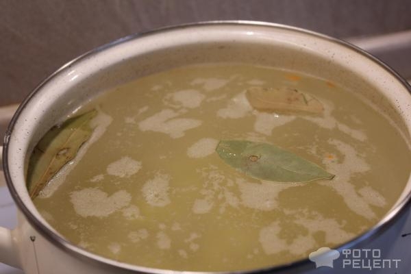 Рецепт: Суп из рыбной консервы - С сыром плавленым Рецепт: Суп из рыбной консервы - С сыром плавленым