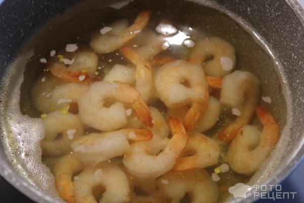 Рецепт: Суп с креветками и сыром - со сливками Рецепт: Суп с креветками и сыром - со сливками