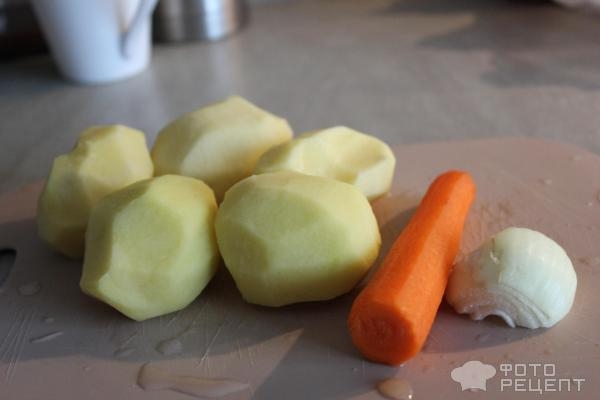 Рецепт: Суп с креветками и сыром - со сливками Рецепт: Суп с креветками и сыром - со сливками