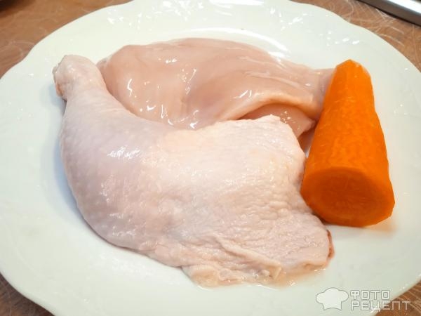 Рецепт: Суп с вермишелью - куриный суп с вермишелью и плавленым сыром Рецепт: Суп с вермишелью - куриный суп с вермишелью и плавленым сыром