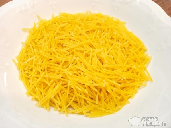 Рецепт: Суп с вермишелью - куриный суп с вермишелью и плавленым сыром Рецепт: Суп с вермишелью - куриный суп с вермишелью и плавленым сыром