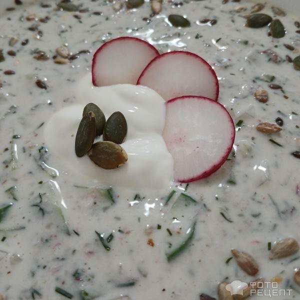 Рецепт: Суп "Таратор" - Болгарский вариант окрошки: холодный летний суп Таратор. Необычное и безумно вкусное сочетание ингредиентов. Рецепт: Суп "Таратор" - Болгарский вариант окрошки: холодный летний суп Таратор. Необычное и безумно вкусное сочетание ингредиентов.