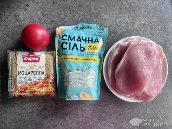 Рецепт: Свинина под шубкой - эскалоп в духовке Рецепт: Свинина под шубкой - эскалоп в духовке