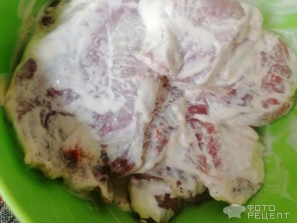 Рецепт: Свинина, запеченная в духовке с рисом и овощами - с томатным соусом Рецепт: Свинина, запеченная в духовке с рисом и овощами - с томатным соусом