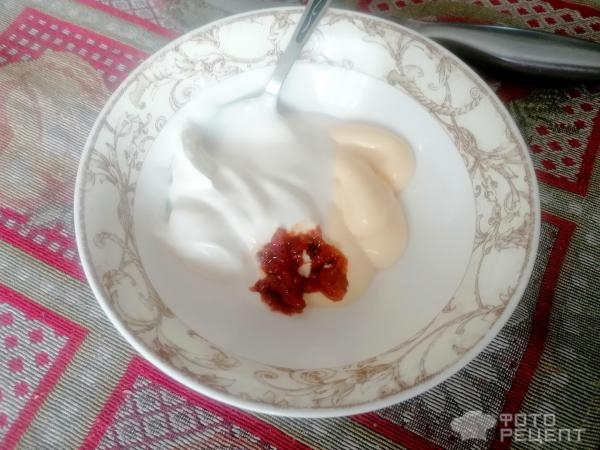 Рецепт: Свинина, запеченная в духовке с рисом и овощами - с томатным соусом Рецепт: Свинина, запеченная в духовке с рисом и овощами - с томатным соусом