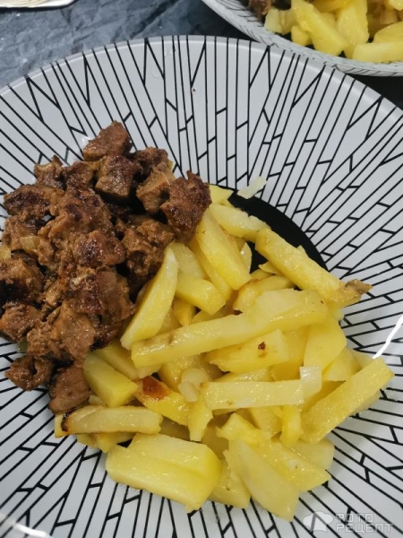 Рецепт: Свинина жареная с картошкой - Простой рецепт румяной картошки с мясом Рецепт: Свинина жареная с картошкой - Простой рецепт румяной картошки с мясом