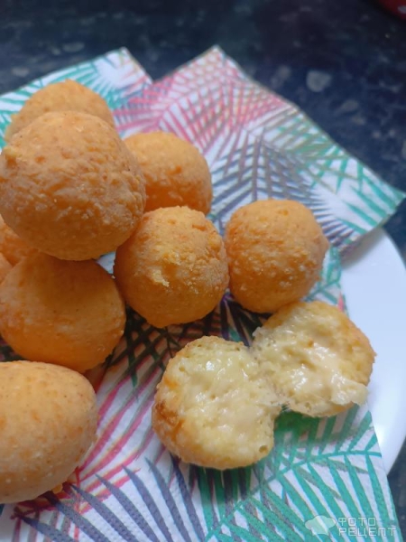 Рецепт: Сырные шарики - По-домашнему Рецепт: Сырные шарики - По-домашнему