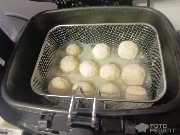 Рецепт: Сырные шарики - По-домашнему Рецепт: Сырные шарики - По-домашнему