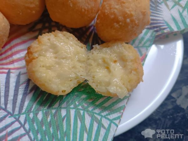 Рецепт: Сырные шарики - По-домашнему Рецепт: Сырные шарики - По-домашнему