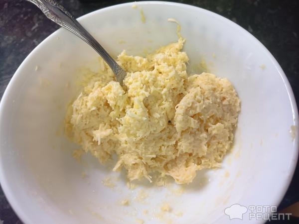 Рецепт: Сырные шарики - По-домашнему Рецепт: Сырные шарики - По-домашнему