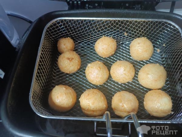 Рецепт: Сырные шарики - По-домашнему Рецепт: Сырные шарики - По-домашнему