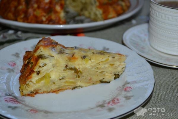 Рецепт: Сырный пирог из лаваша - Горячий завтрак с пряными травами, творогом и болгаским перцем Рецепт: Сырный пирог из лаваша - Горячий завтрак с пряными травами, творогом и болгаским перцем