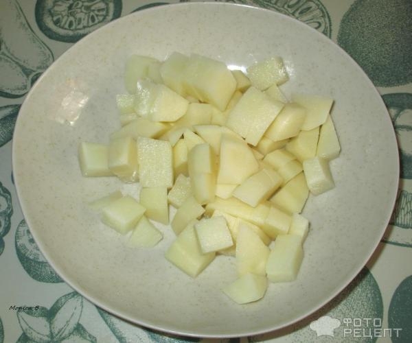 Рецепт: Сырный суп с ветчиной - и свежей зеленью Рецепт: Сырный суп с ветчиной - и свежей зеленью