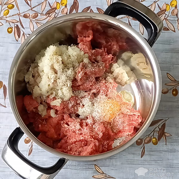 Рецепт: Тефтели с картофелем и луком - очень вкусно и сытно Рецепт: Тефтели с картофелем и луком - очень вкусно и сытно