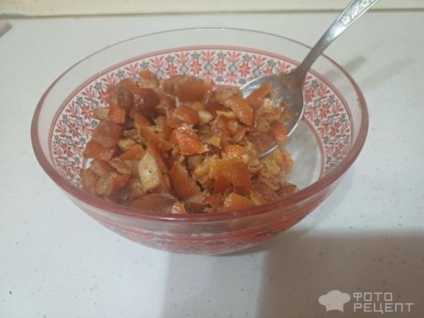 Рецепт: Тертый пирог - С домашними цукатами.