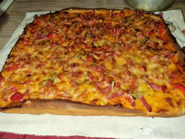 Рецепт: Тесто для пиццы - Идеальное решение для домашней пиццы, тесто вкуснее начинки Рецепт: Тесто для пиццы - Идеальное решение для домашней пиццы, тесто вкуснее начинки