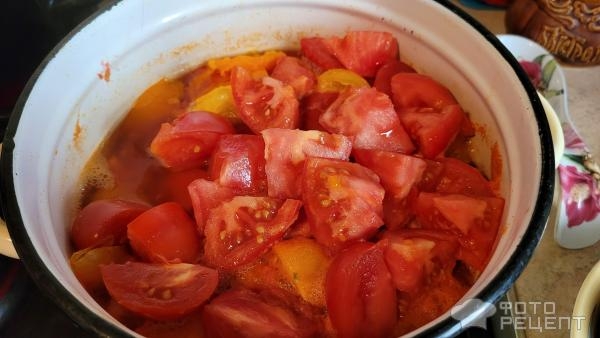 Рецепт: Томатная паста - лёгкий способ Рецепт: Томатная паста - лёгкий способ