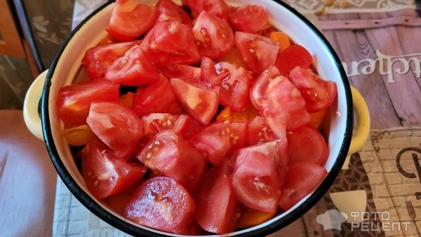 Рецепт: Томатная паста - лёгкий способ Рецепт: Томатная паста - лёгкий способ