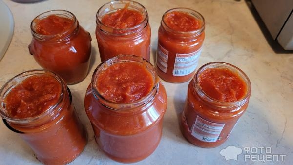 Рецепт: Томатная паста - лёгкий способ Рецепт: Томатная паста - лёгкий способ