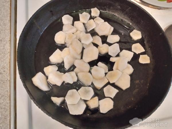 Рецепт: Топенамбур жареный с тыквенными семечками - По-домашнему Рецепт: Топенамбур жареный с тыквенными семечками - По-домашнему