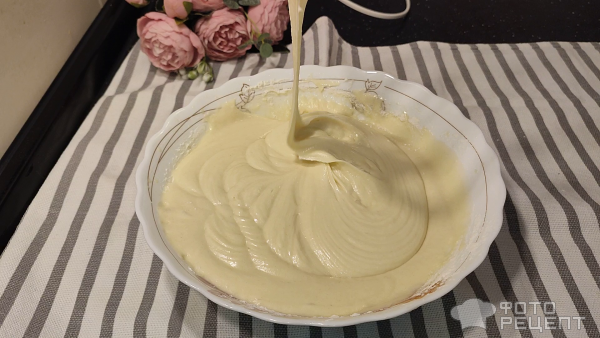 Рецепт: Торт "Молочная девочка" - с клубникой и кремом чиз Рецепт: Торт "Молочная девочка" - с клубникой и кремом чиз