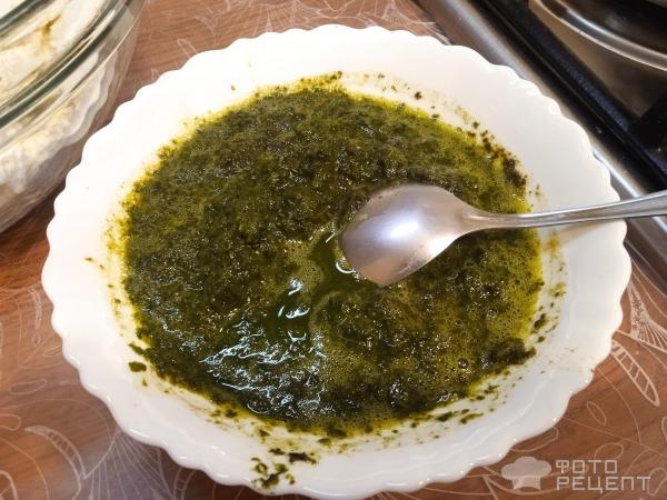 Рецепт: Тортик на сковородке - с творогом и щавелем