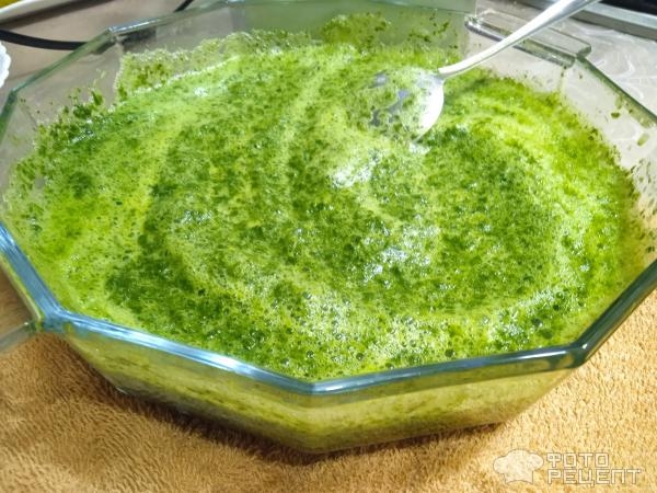 Рецепт: Тортик на сковородке - с творогом и щавелем