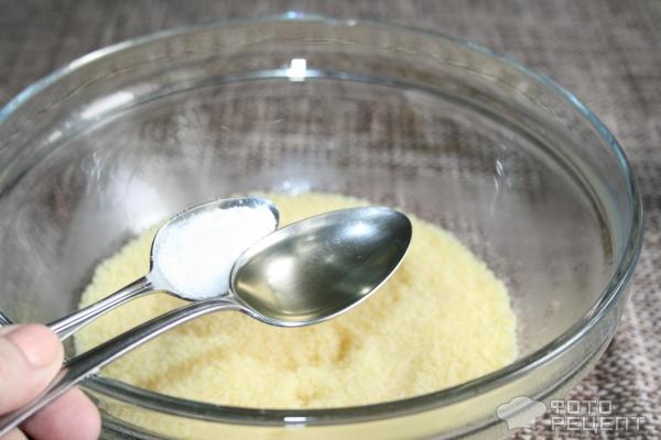 Рецепт: Турецкий салат - С кускусом, овощами и зеленью Рецепт: Турецкий салат - С кускусом, овощами и зеленью