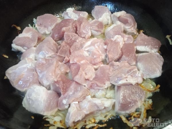 Рецепт: Тушенное мясо с овощам - тушеная свинина с сезонными овощами Рецепт: Тушенное мясо с овощам - тушеная свинина с сезонными овощами