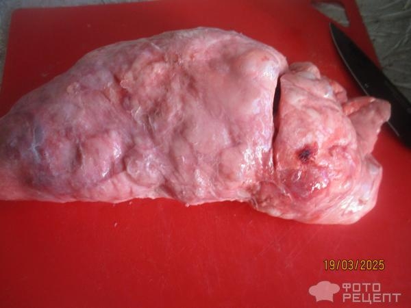 Рецепт: Тушенный картофель с легкими - экономно и вкусно