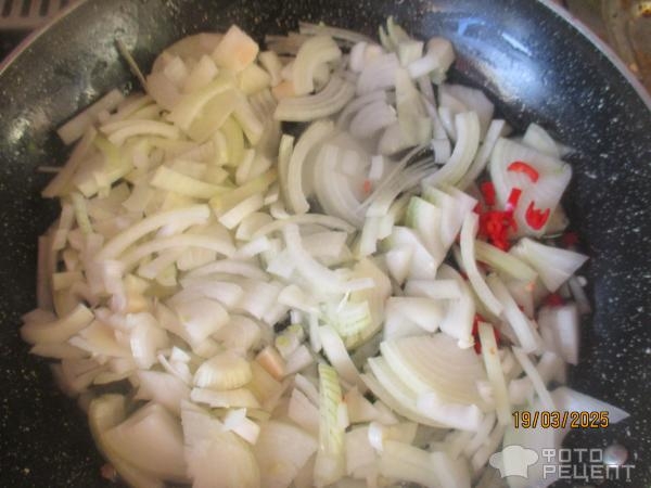 Рецепт: Тушенный картофель с легкими - экономно и вкусно