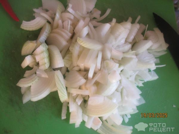 Рецепт: Тушенный картофель с легкими - экономно и вкусно