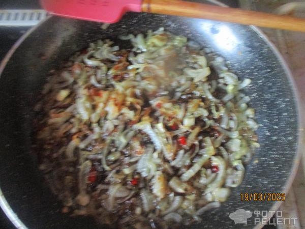 Рецепт: Тушенный картофель с легкими - экономно и вкусно