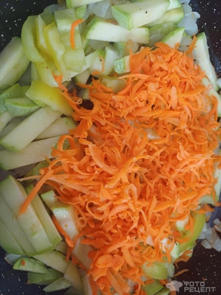 Рецепт: Тушеные овощи с яйцом - Просто и вкусно.