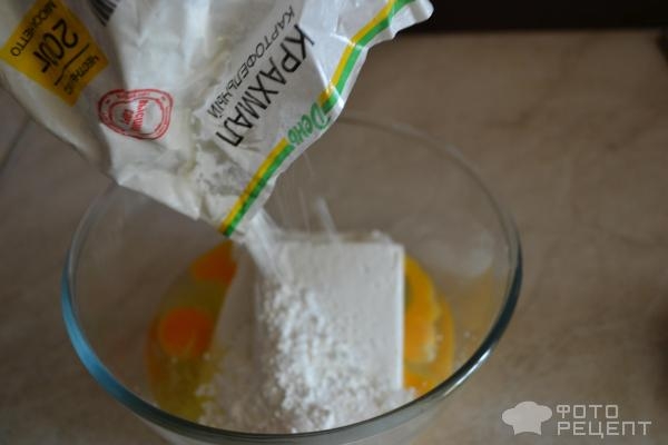 Рецепт: Творожная запеканка без муки и манки - С яблоками, корицей и медом