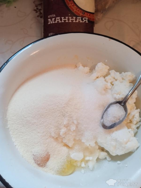 Рецепт: Творожная запеканка с манкой - Запеканка моего детства Рецепт: Творожная запеканка с манкой - Запеканка моего детства