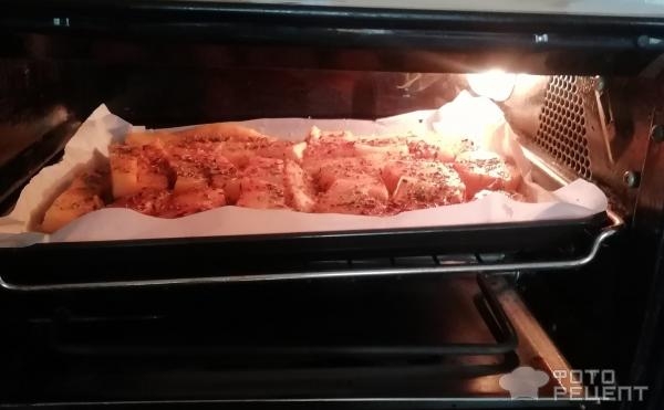 Рецепт: Тыква, запеченная со специями - легкая и приятная закуска Рецепт: Тыква, запеченная со специями - легкая и приятная закуска