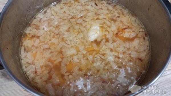 Рецепт: Тыквенный суп-крем - С курицей Рецепт: Тыквенный суп-крем - С курицей